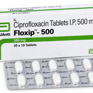 Ciprofloxacin 500mg (Floxip) Tablets