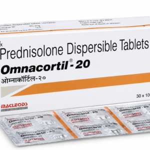 Prednisolone 20mg (Omnacortil) Tablets