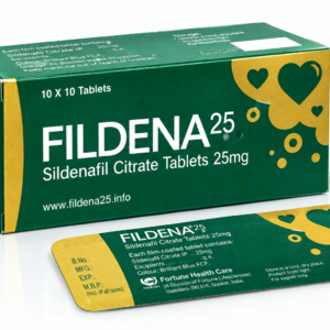 Fildena 25mg (Sildenafil) Tablets