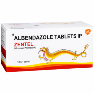 Albendazole 400mg (Zentel) Tablets
