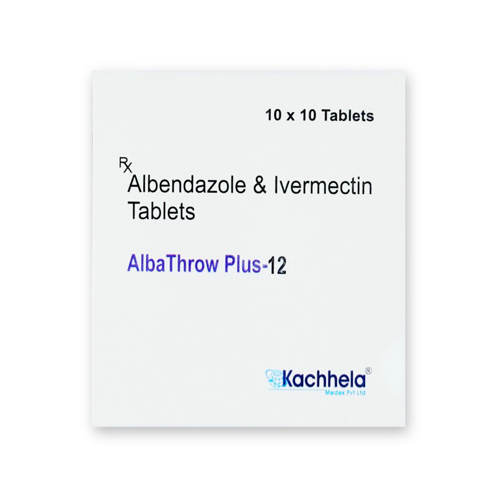 Albendazole & Ivermectin (AlbaThrow Plus-12) Tablet