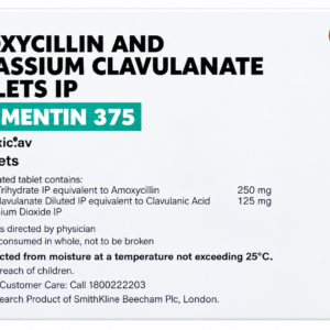 Augmentin 375mg (Amoxycillin & Potassium Clavulanate) Tablets