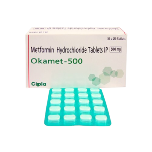Metformin 500mg (Okamet) Tablets